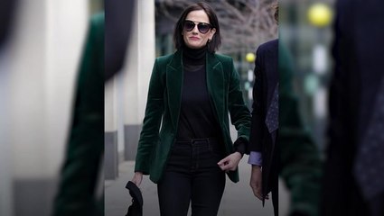 Bond girl Eva Green arrives at court to give evidence in battle over collapsed film