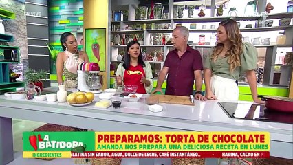 Amanda comparte la receta de torta de chocolate que preparó en MasterChef