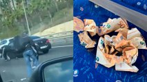 Vuelan billetes de 50 euros en una autovía de Marbella tras un accidente entre hombres de origen árabe