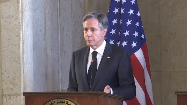 Blinken pide desde Egipto restaurar la calma ante el repunte de tensiones entre israelíes y palestinos