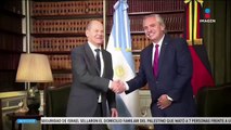 Canciller alemán se reúne con Alberto Fernández, presidente de Argentina
