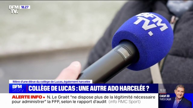On a beau dire au principal qu'il doit faire quelque chose, mais il ne fait rien : la mère d'une élève du collège de Lucas, également victime de harcèlement, témoigne