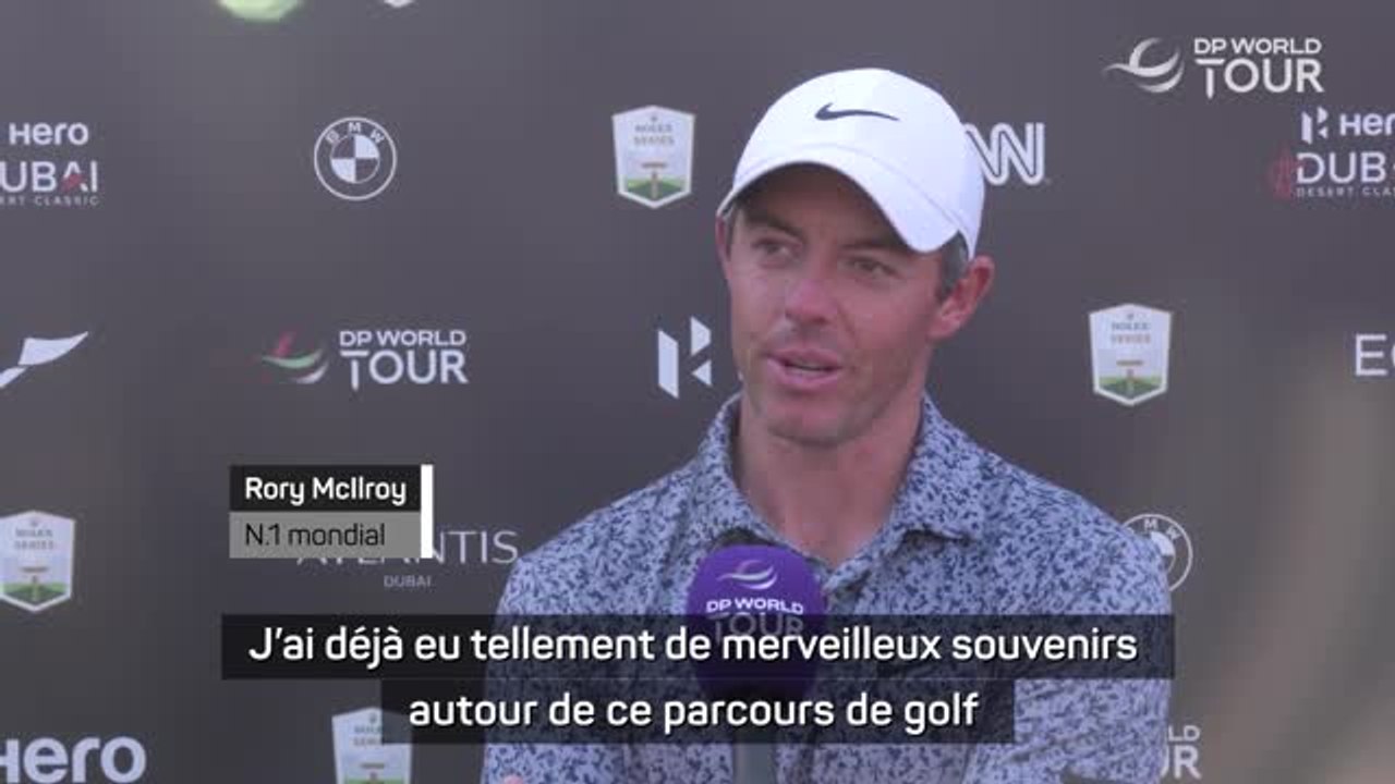 Dubai Desert Classic - Rory McIlroy : "Mon meilleur jeu court depuis longtemps"