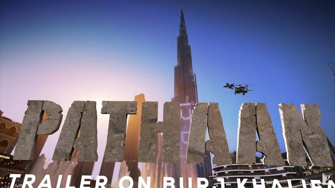 It was a larger than life visual spectacle indeed, when Pathaan took over the tallest building in the world.