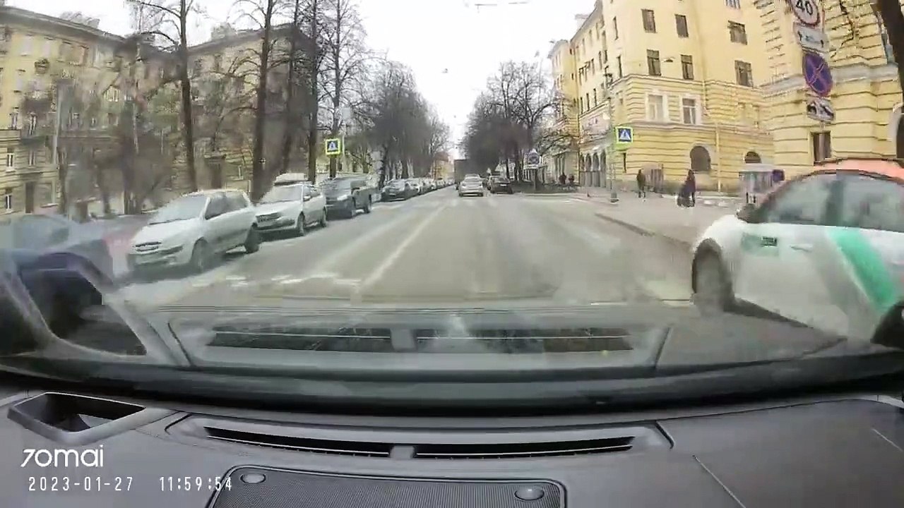 Des corbeaux utilisent le passage piéton pour traverser... bien éduqué