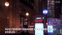 Késes támadás történt a brüsszeli metróban, az uniós negyednél lévő Schuman állomásnál