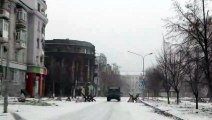 الثلوج تكسو باخموت الأوكرانية الرازحة تحت القصف