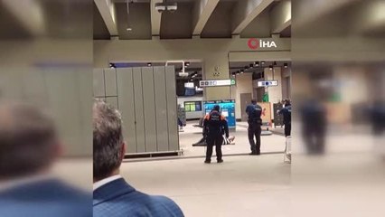 Brüksel'de tren garında bıçaklı saldırı: 1 yaralı
