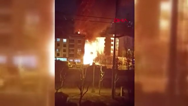 Esenyurt'ta iş yerinde yangın çıktı