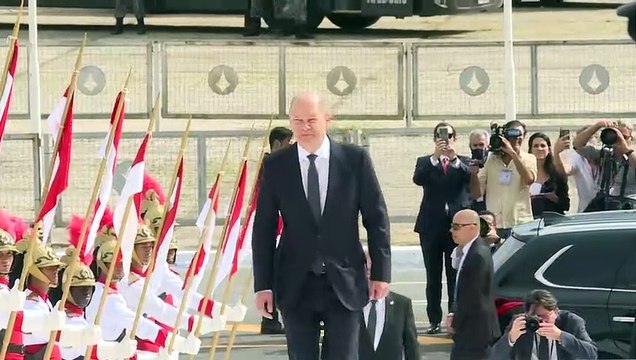 Lula recebe chanceler alemão, Olaf Scholz