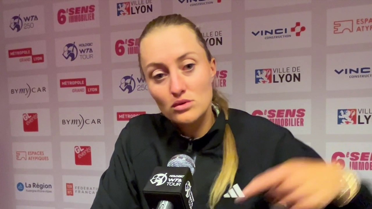WTA - Open 6e Sens - Lyon 2023 - Kristina Mladenovic : "Cela m'aurait fait du bien de gagner ce match !