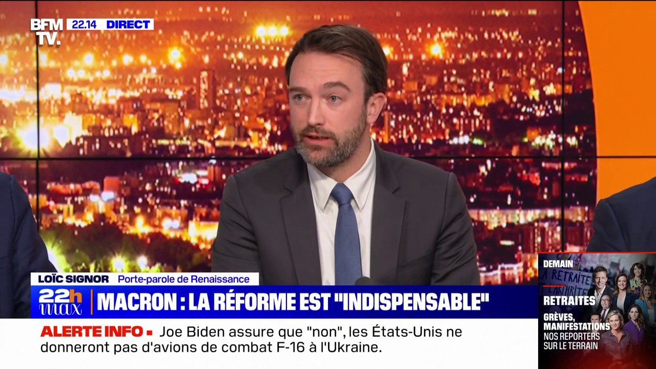 Loïc Signor sur les retraites: "Les oppositions préfèrent nous attaquer sur l'âge tout en omettant l'accompagnement de justice sociale qui est fait"