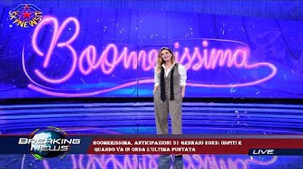 Boomerissima, anticipazioni 31 gennaio 2023: ospiti e  quando va in onda l'ultima puntata