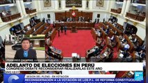 Informe desde Lima: Congreso peruano debate de nuevo el adelanto de elecciones
