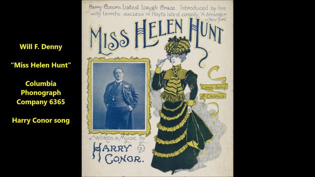 Miss Helen Hunt - Will F. Denny (1902)