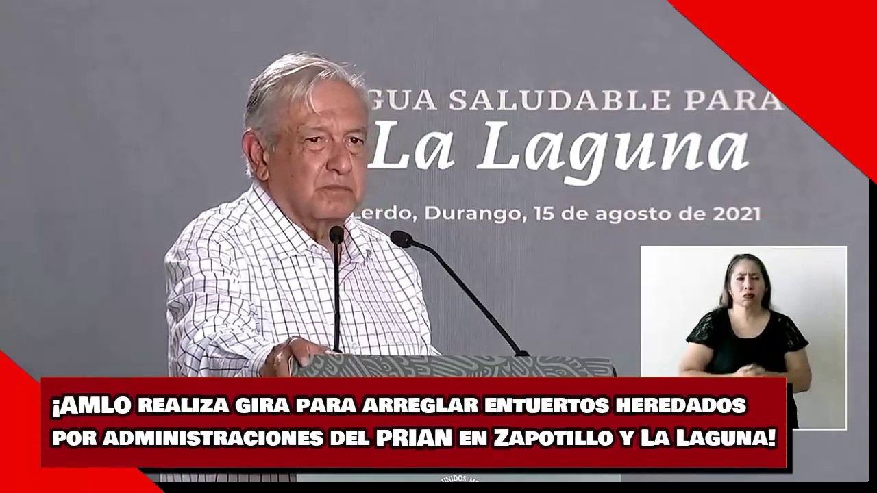 ¡AMLO realiza gira para arreglar entuertos heredados por administraciones del PRIAN en Zapotillo y La Laguna!