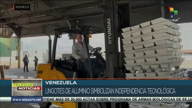 Venezuela: Empresa procesadora de aluminio vuelve a funcionar pese afectaciones de bloqueo de EE.UU.