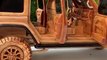Wood Carving - 2022 Jeep Wrangler Rubicon - Woodworking Art, DIY wooden car