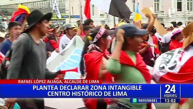 Alcalde López Aliaga sobre protestas: Esta matanza es culpa de Pedro Castillo y Aníbal Torres
