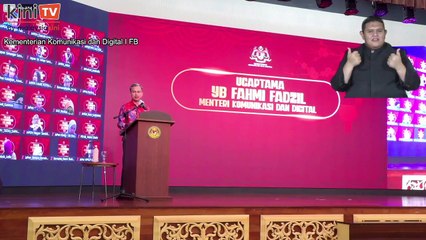 LIVE: Fahmi Fadzil's speech at the Communications and Digital Ministry monthly assembly