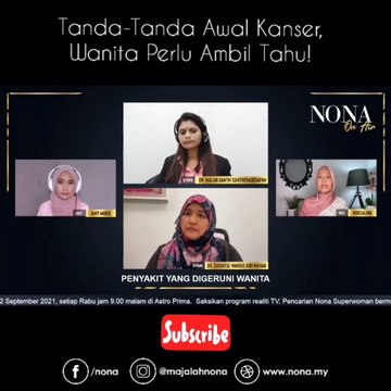Awas Wanita! Perut Buncit Antara Tanda Awal Kanser NONA ON AIR