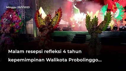 Malam Resepsi Refleksi 4 Tahun, Walikota Probolinggo Beberkan Prestasi dan Program Unggulan Pada Masyarakat