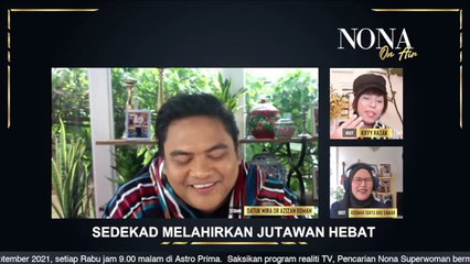 Sedekad Melahirkan Jutawan Hebat Bersama Datuk Wira Dr Azizan Osman