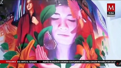 Representan a mujeres de Naucalpan con mural comunitario