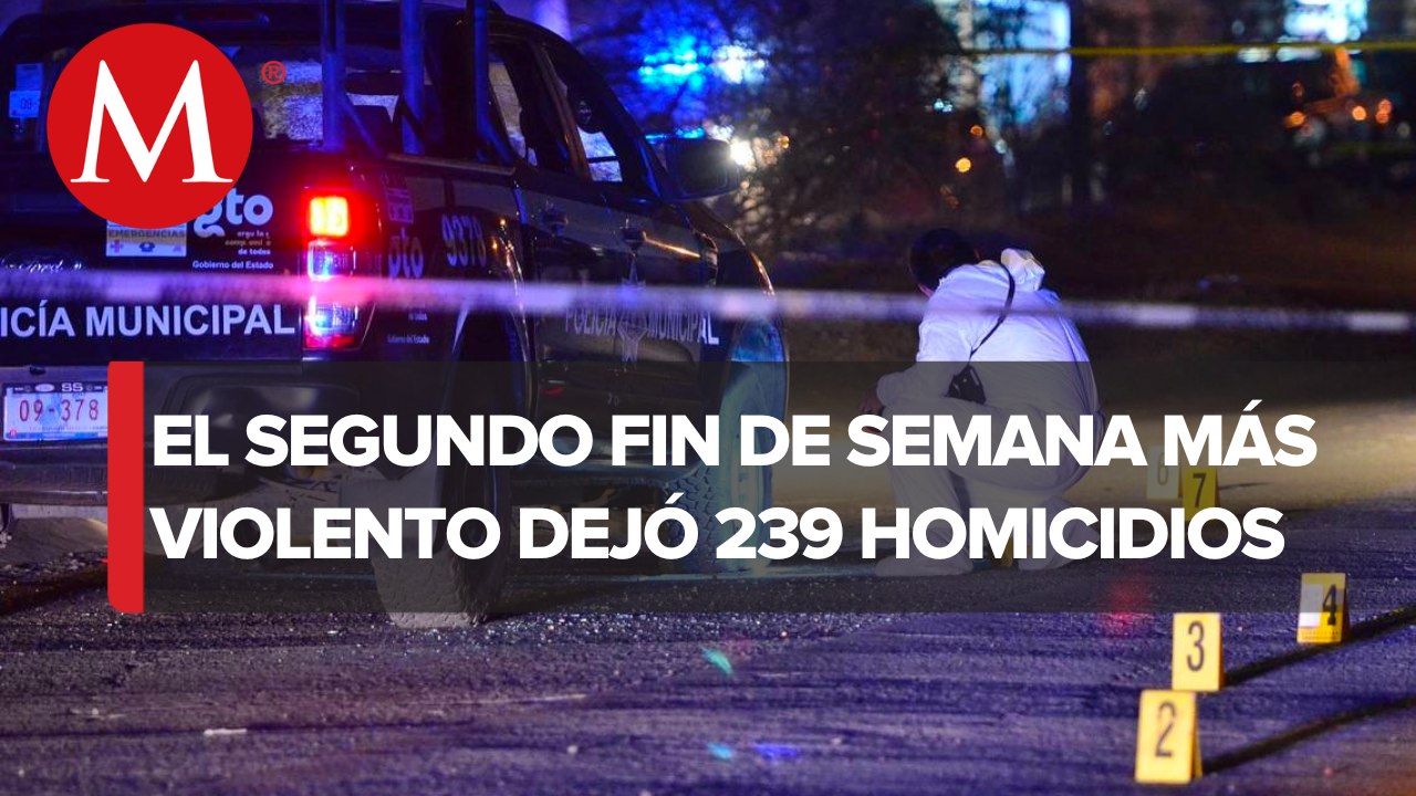 Este fin de semana fue el segundo más violento en el año