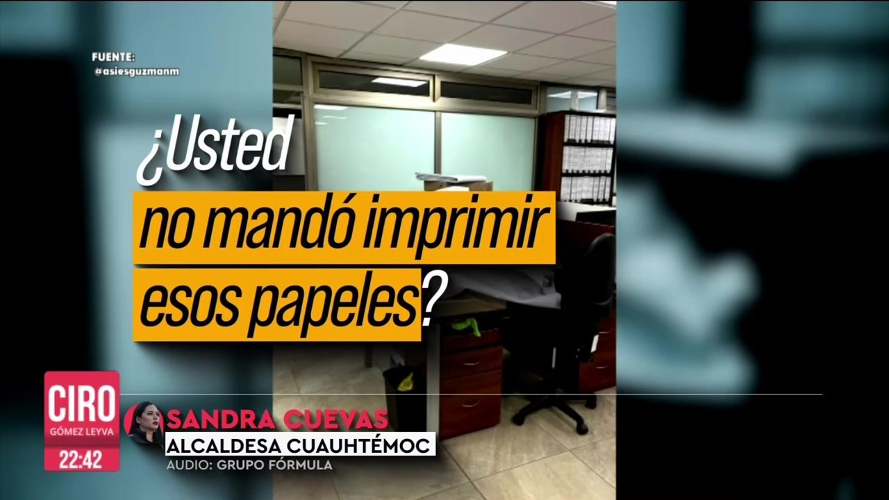 “Yo no sabía nada de los folletos”: Sandra Cuevas sobre publicidad contra Sheinbaum