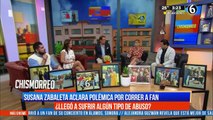 Susana Zabaleta revela porque sacó a fan de su concierto