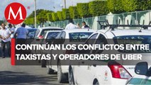 Siguen las agresiones de taxistas sindicalizados a Uber en Quintana Roo