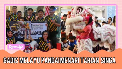 Tak Takut Cuba Benda Baru, Gadis Melayu Ini Handal Menari Tarian Singa