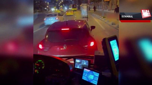 Kadıköy'de İETT ve otomobil sürücüsünün kavgası