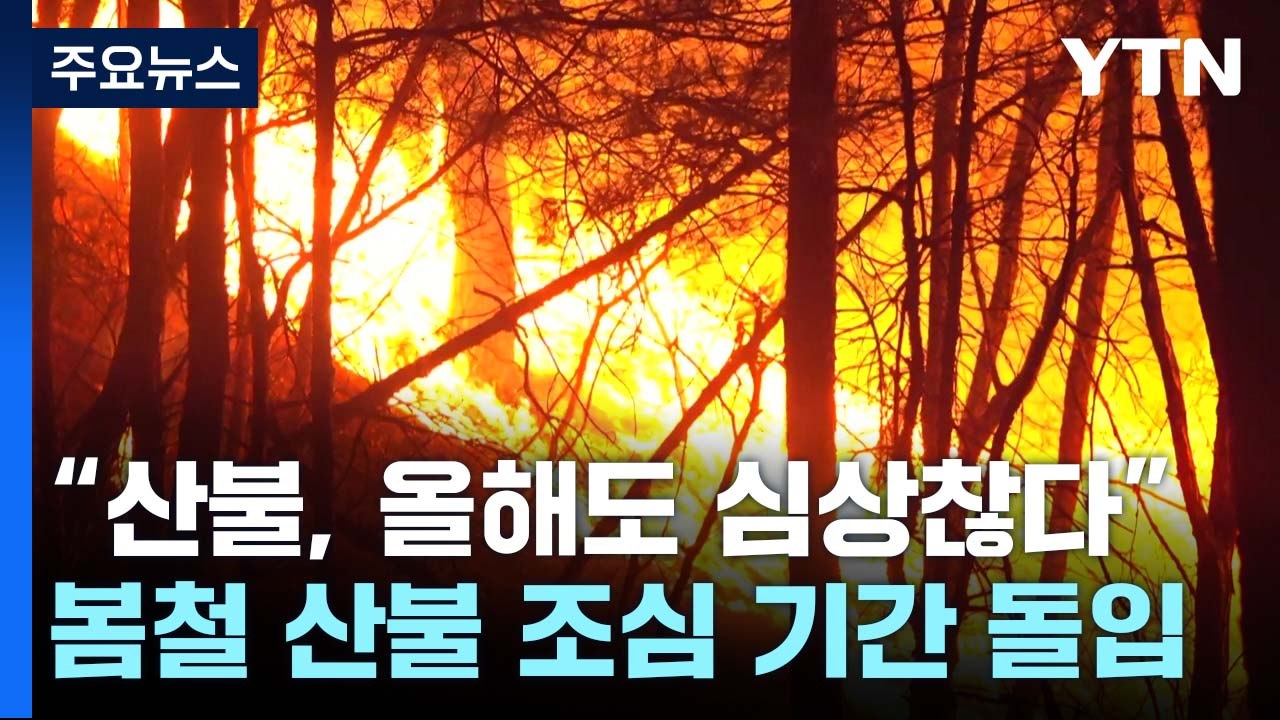 "산불, 올해도 심상찮다"...봄철 산불 조심 기간 돌입 / YTN