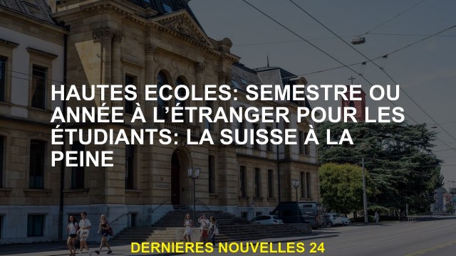 Hautes écoles: semestre ou année à l'étranger pour les étudiants: Suisse Luts