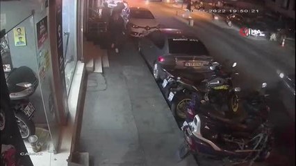 Şişli'de silahlı çatışma kamerada