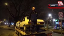 Bursa'da alkollü sürücü polisi görünce kaçtı