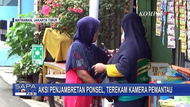 Terekam CCTV, Pelaku Jambret di Matraman Jakarta TImur Kocar-kacir saat Dikejar Warga!