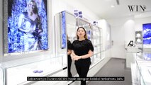 Berkilau Kristal Rantai & Gelang Daripada Swarovski Ni, Sesuai Dijadikan Sebagai Hadiah!