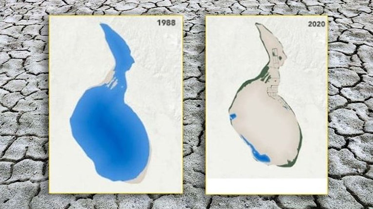 Tuz Gölü’nde su seviyesi yüzde 10’un altına indi