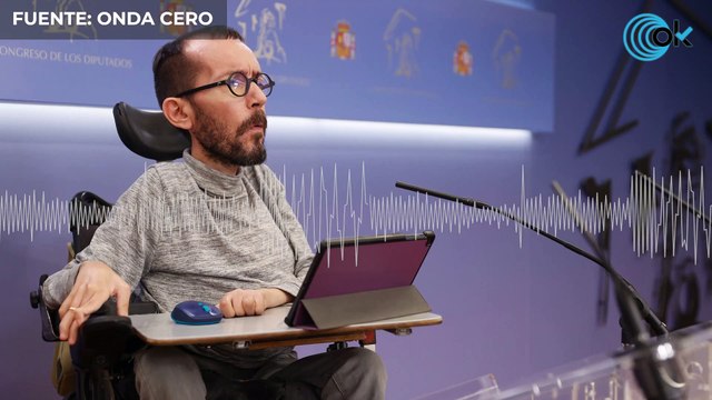 Echenique rabia contra el contador de violadores de OKDIARIO porque presiona al PSOE”