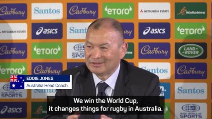 New Australia coach Jones vows to win 2023 World Cup