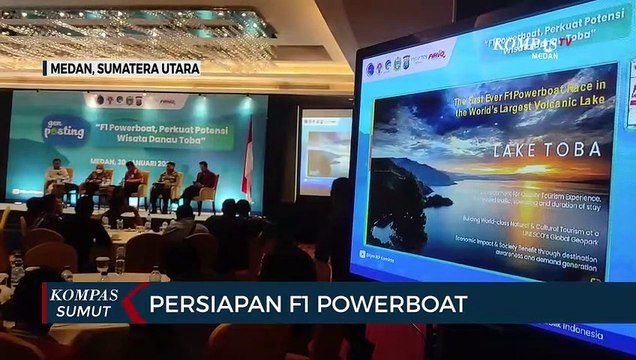 Pesiapan F1 Powerboat di Danau Toba Sudah Mencapai 75 Persen