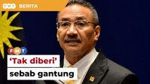 Terima surat tapi tak diberi sebab gantung, kata Hishammuddin