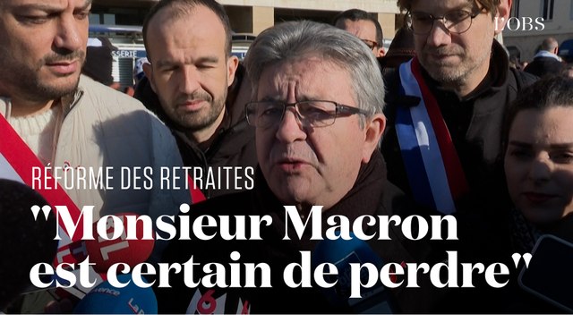 Mélenchon appelle à l'insurrection citoyenne contre la réforme des retraites