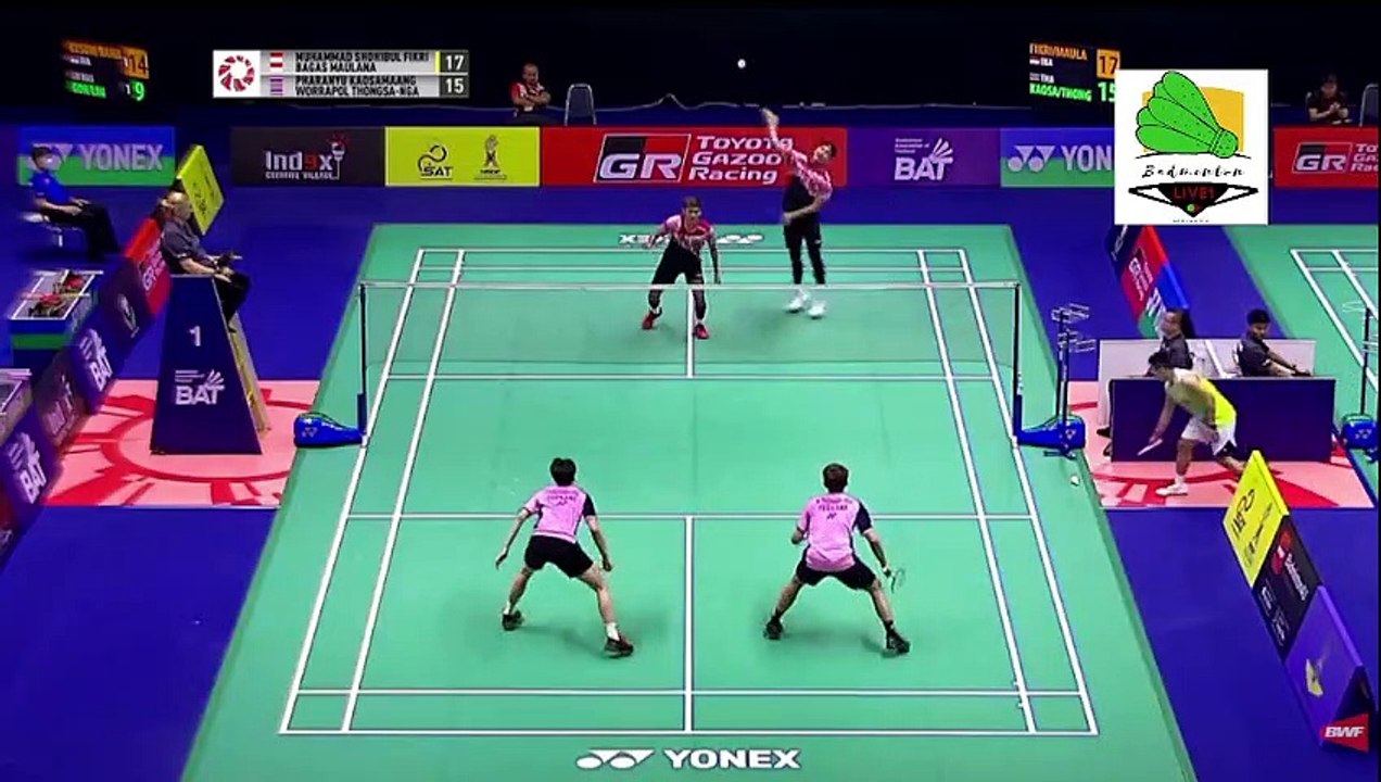 Muhammad Shohibul Fikir/Bagas Maulana vs Pharanyu KAOSAMAANG/Worrapol THONGSA-NGA | Thailand Masters 2023
