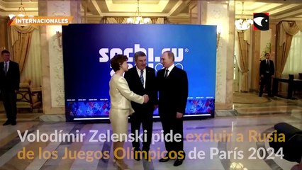 Zelenski pidió que se excluya a Rusia de los Juegos Olímpicos de París