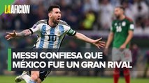 Lionel Messi admite que 