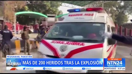 Aumenta a 95 el número de muertos por explosión en mezquita de Pakistán